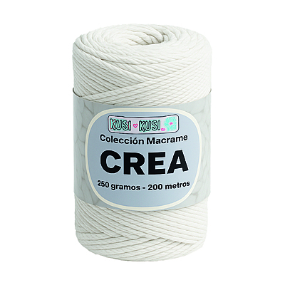 Cordon Crea # 05 Blanco Paquete X 4 ovillos X 250 Gramos