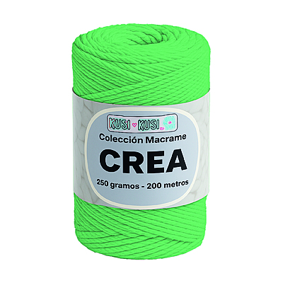 Cordon Crea # 24 Verde Paquete X 4 ovillos X 250 Gramos