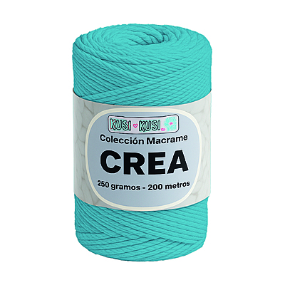 Cordon Crea # 20 Azul Claro Paquete X 4 ovillos X 250 Gramos