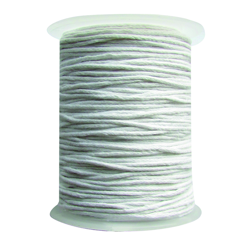 Cordon Encerado 1mm x 100 Yds Col 101 Blanco