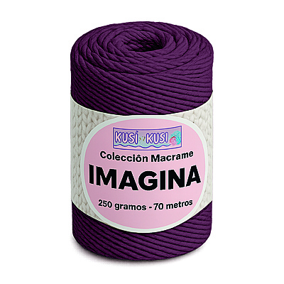 Cordon Imagina Col 08 Vinotinto Paquete X 4 Ovillos X 250 Gramos