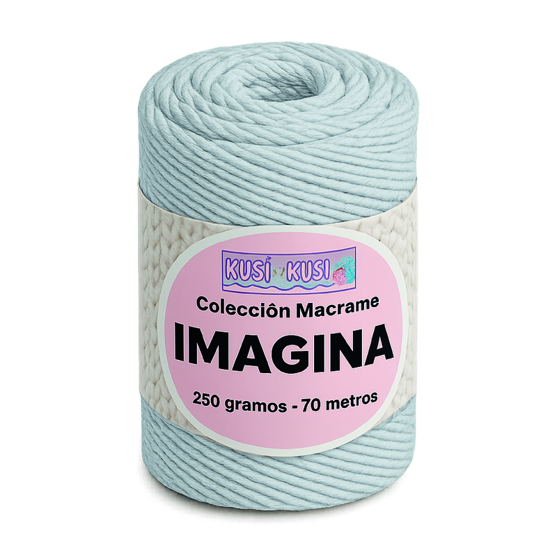 Cordon Imagina Col 03 Gris Claro Paquete X 4 Ovillos X 250 Gramos