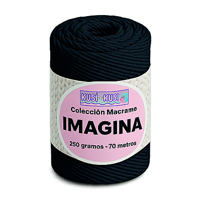 Cordon Imagina Col 01 Negro Paquete X 4 Ovillos X 250 Gramos