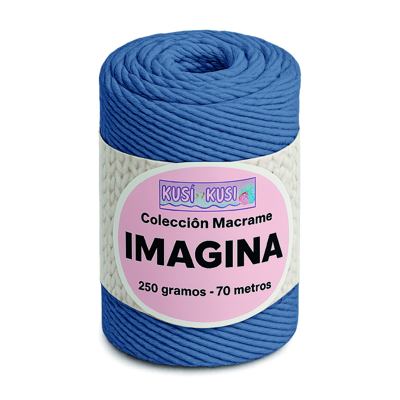 Cordon Imagina Col 22 Azul Petroleo Paquete X 4 Ovillos X 250 Gramos