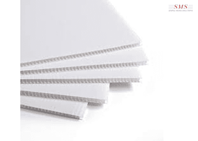 Corrugated 450gsm White Based 3mm 4' x 8' Corrugated 450gsm White Based 3mm 4' x 8'