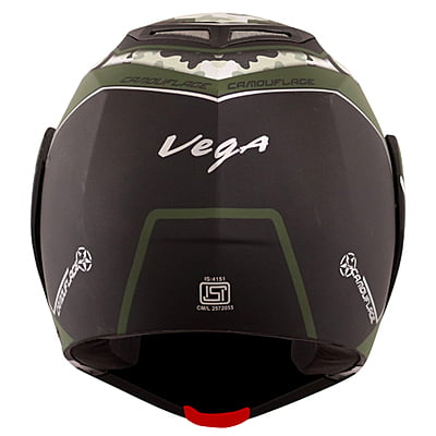 VEGA CRUX DX CAMO DULL BLACK BATTLE GREEN C/V (M)
