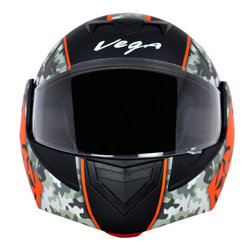 VEGA CRUX DX CAMO DULL BLACK ORANGE C/V (L)