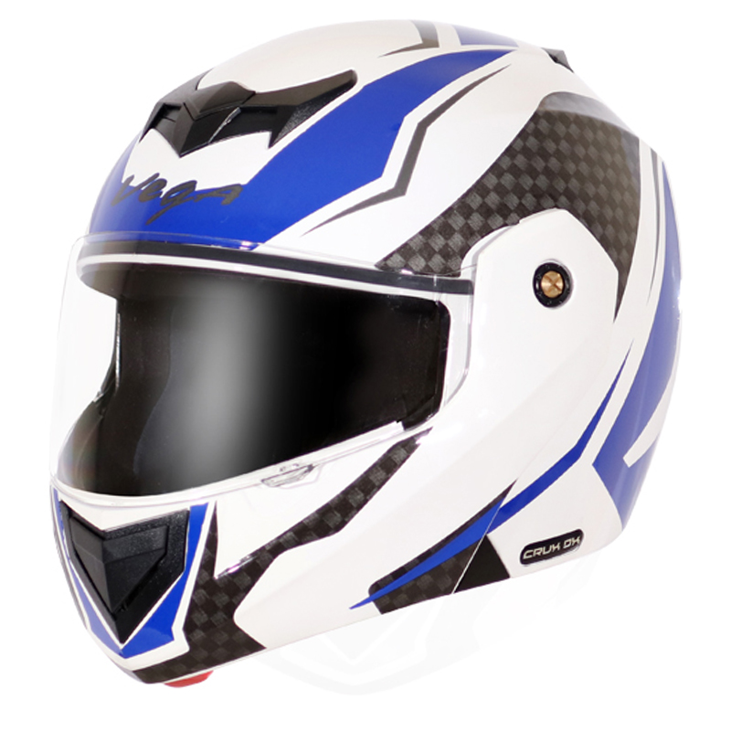 VEGA CRUX DX CHECKS WHITE M.BLUE L