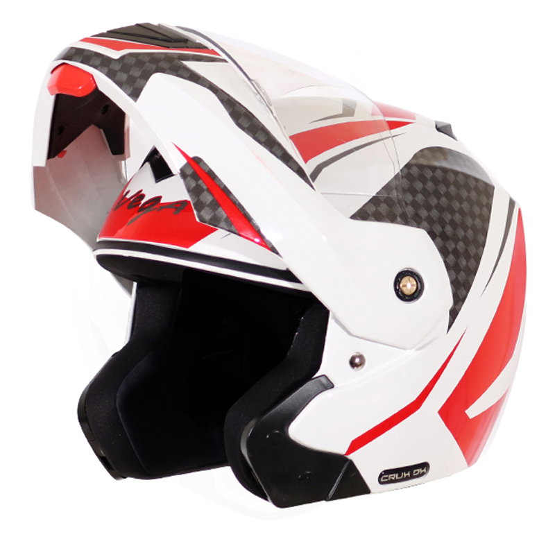 VEGA CRUX DX CHECKS WHITE RED-M