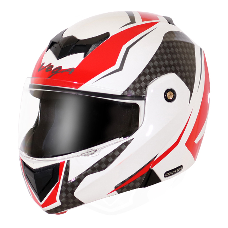 VEGA CRUX DX CHECKS WHITE RED-M