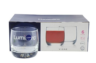 Vigne 31 CL طقم كاسات عصير لومينارك  6 كاسات