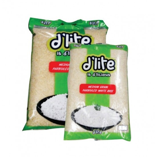 D'LITE PARBOILED RICE 4X5KG