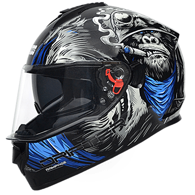STUDDS DRIFTER D3 MATT BLACK/GREY N1 BLUE D/V (L)