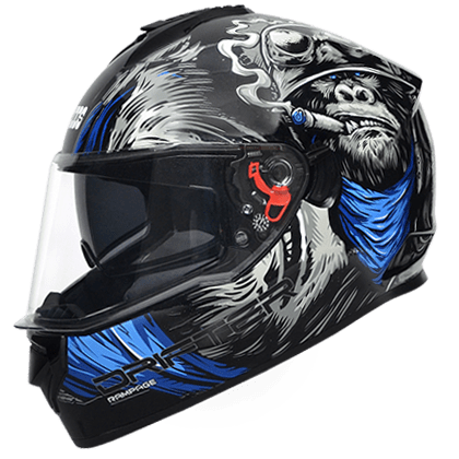 STUDDS DRIFTER D3 MATT BLACK/GREY N1 BLUE D/V (XL)
