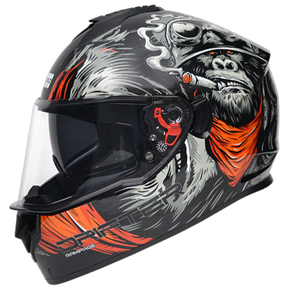 STUDDS DRIFTER D3 BLACK N10 ORANGE D/V (L)
