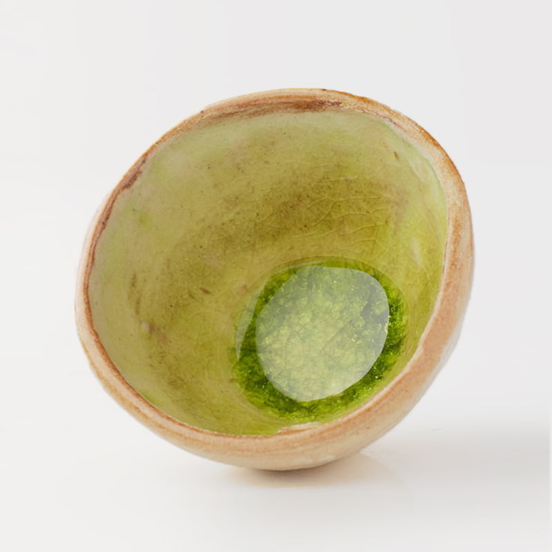 Sara High Fire Clear Crackle Green D31/1 Sara High Fire Clear Crackle Green D31/1