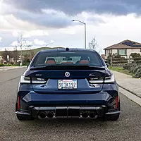 BMW G80 M3 & G20 3 Series Carbon Fiber Mid Kick Center Flow Spoiler (2020+)