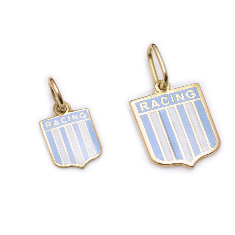 DIJE ESCUDO DE FUTBOL DE RACING DIJE ESCUDO DE FUTBOL DE RACING