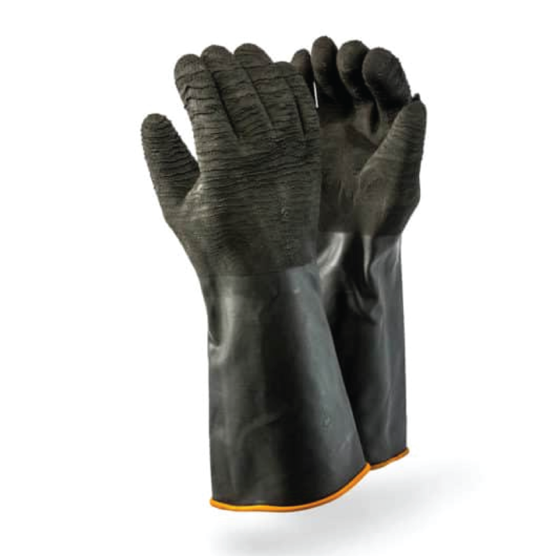 H2-55 Crinkle Palm Rubber Gloves