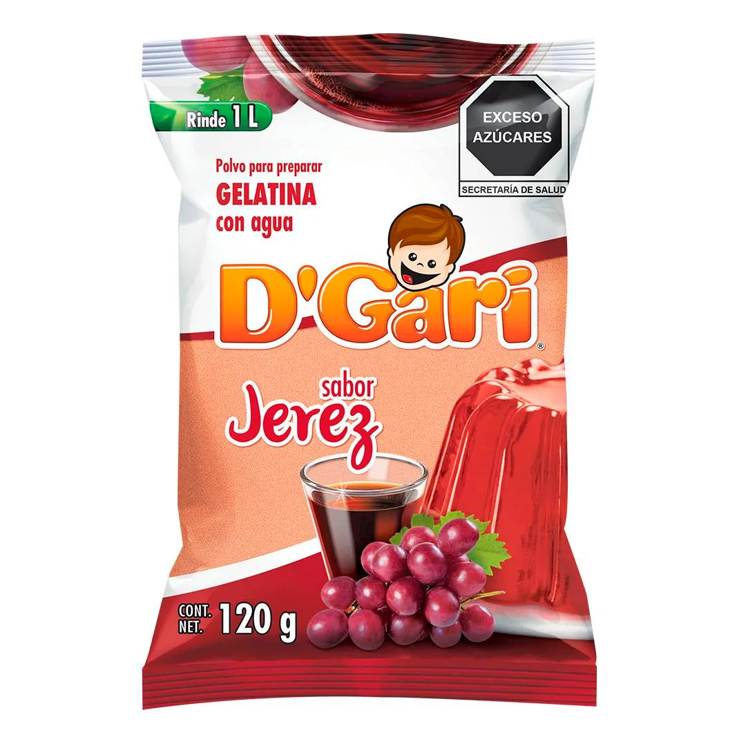 DGARI GELATINA JEREZ 120 G