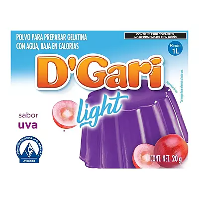 DGARI GELATINA LIGHT UVA 20 G