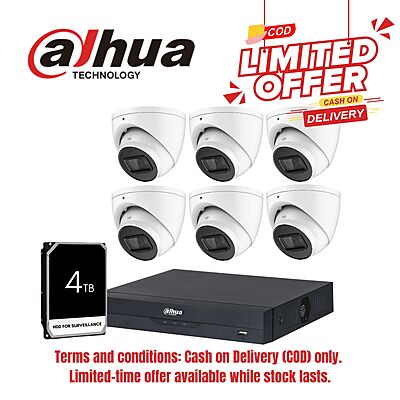 [COD only]Dahua 5MP Wizense IR Starlight 8CH KIT