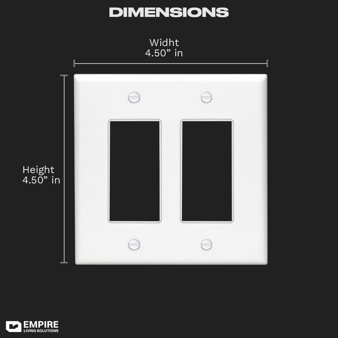 Single Pole Wall plate 2gang Single Pole Wall plate 2gang