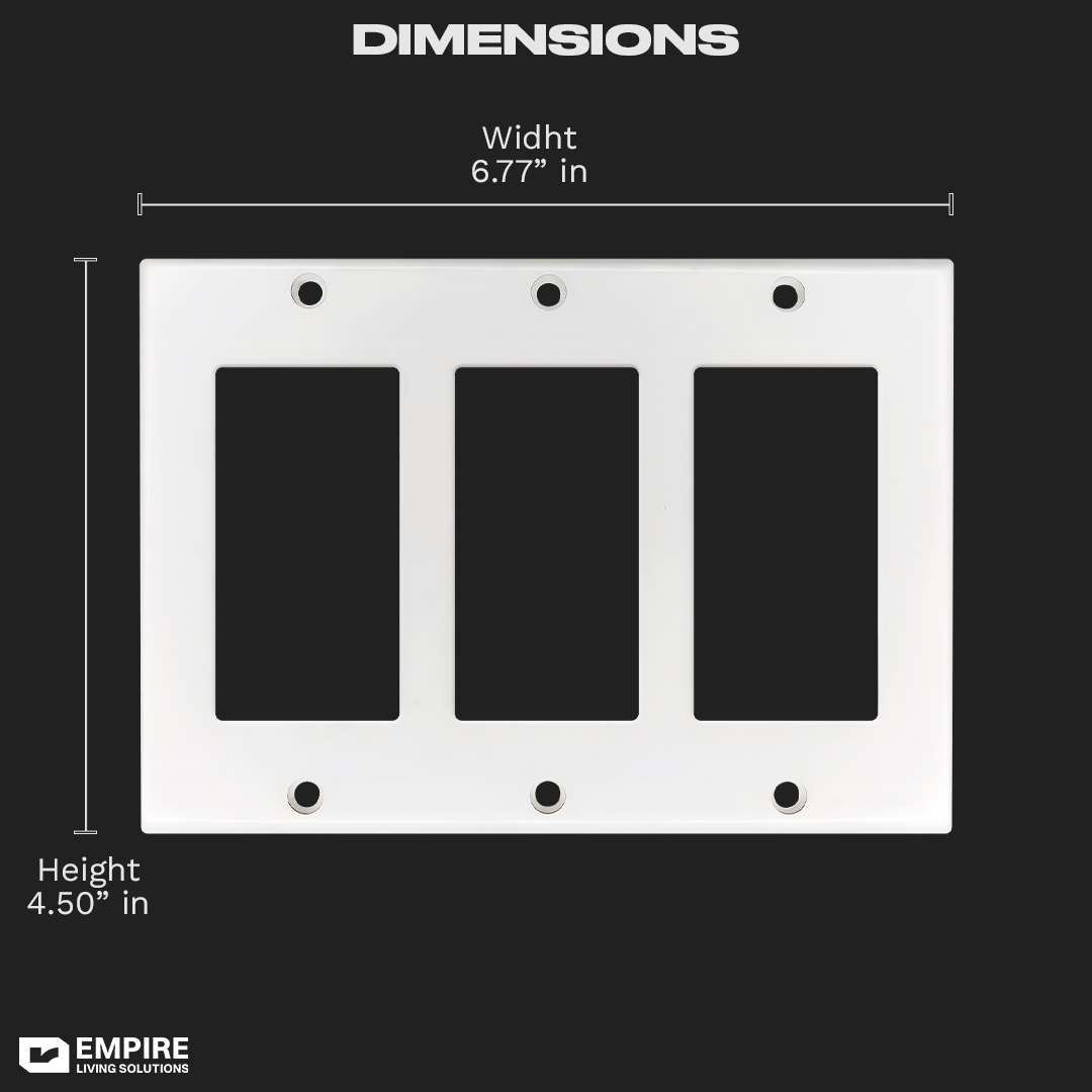 Single Pole Wall plate 3gang Single Pole Wall plate 3gang