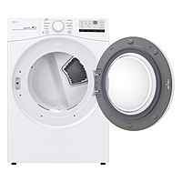 LG® DLG3401W 7.4 cu. ft. Ultra Large Capacity Gas Dryer