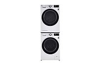 LG® DLHC1455W 4.2 cu.ft. Compact Front Load Dryer with Dual Inverter HeatPump™ Technology