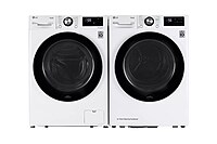 LG® DLHC1455W 4.2 cu.ft. Compact Front Load Dryer with Dual Inverter HeatPump™ Technology
