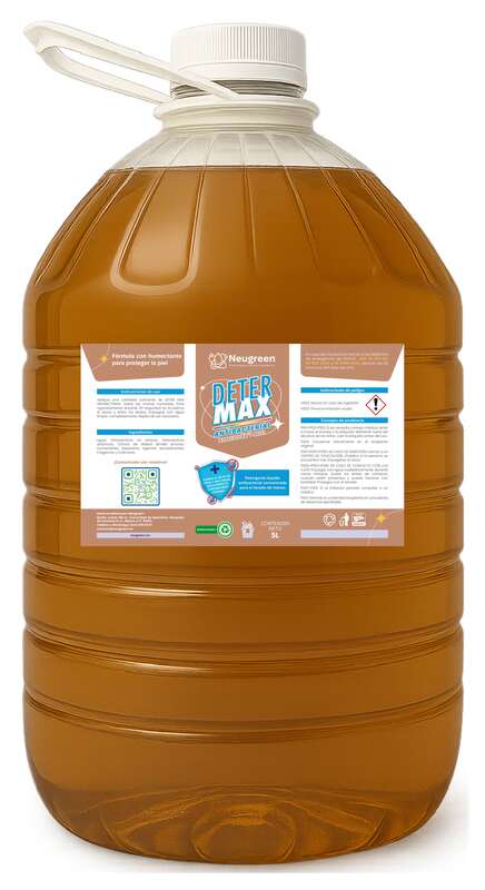 DETER MAX ANTIBACTERIAL - 5L - ALMENDRA Y MIEL