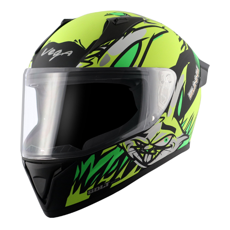 VEGA BOLT BUNNY DULL BLACK NEON YELLOW M/V (L)