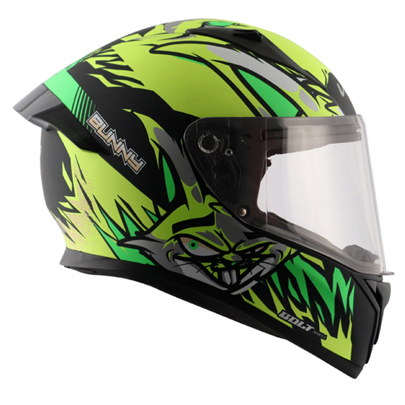 VEGA BOLT BUNNY DULL BLACK NEON YELLOW M/V (L)