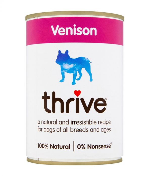 Thrive Complete Dog Venison Wet Food 400G Thrive Complete Dog Venison Wet Food 400G