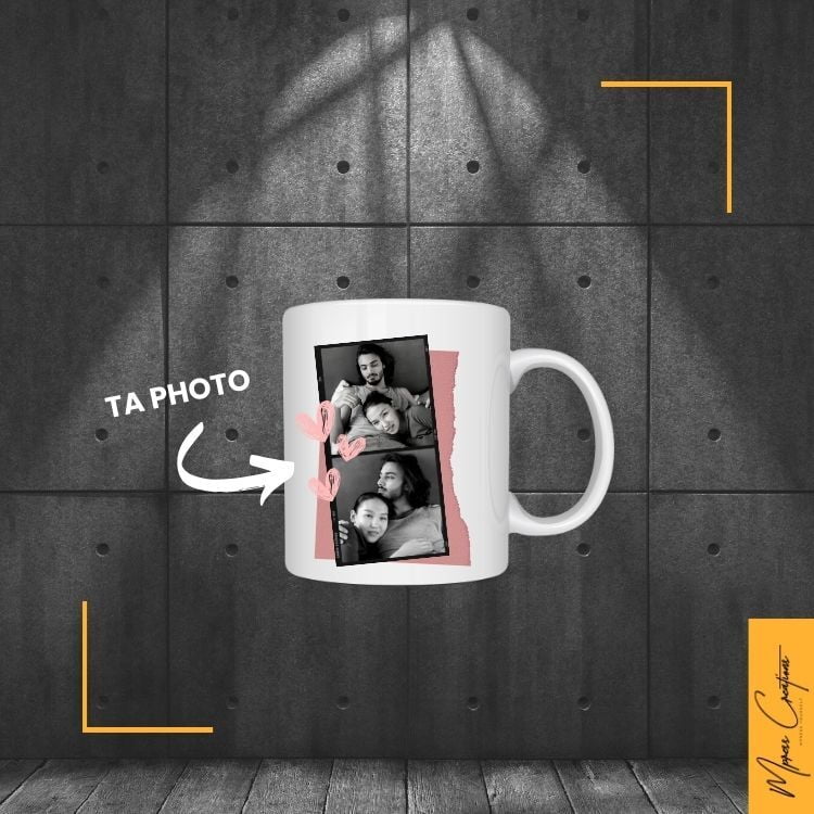 Tasse - personnalisée avec 2 photos Tasse - personnalisée avec 2 photos