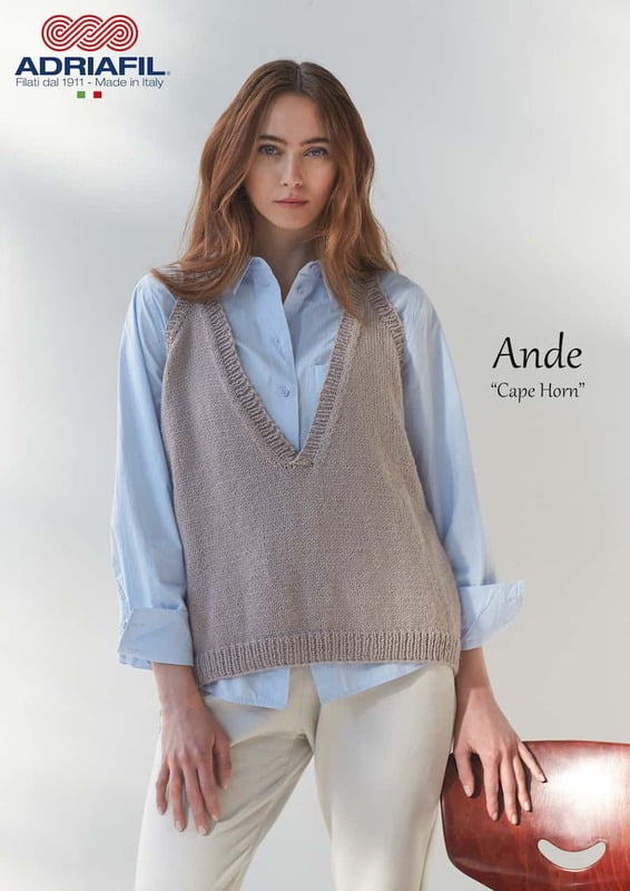 Gilet Cape Horn Filato Ande