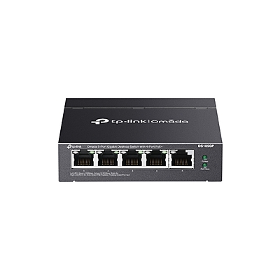 TP-Link Om55ada 5-Port Gigabit Unmanaged Desktop Switch with 4-Port PoE+