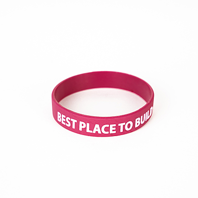 Silicone Wrist Band - Maroon