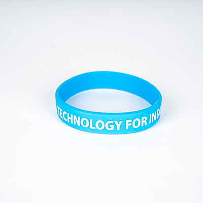 Silicone Wrist Band - Blue