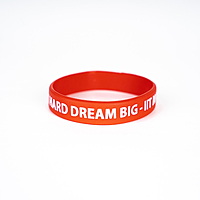 Silicone Wrist Band - Red