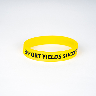 Silicone Wrist Band - Yellow
