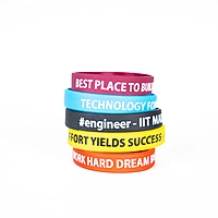 Silicone Wristband Combo – 5 Colors for Every Mood