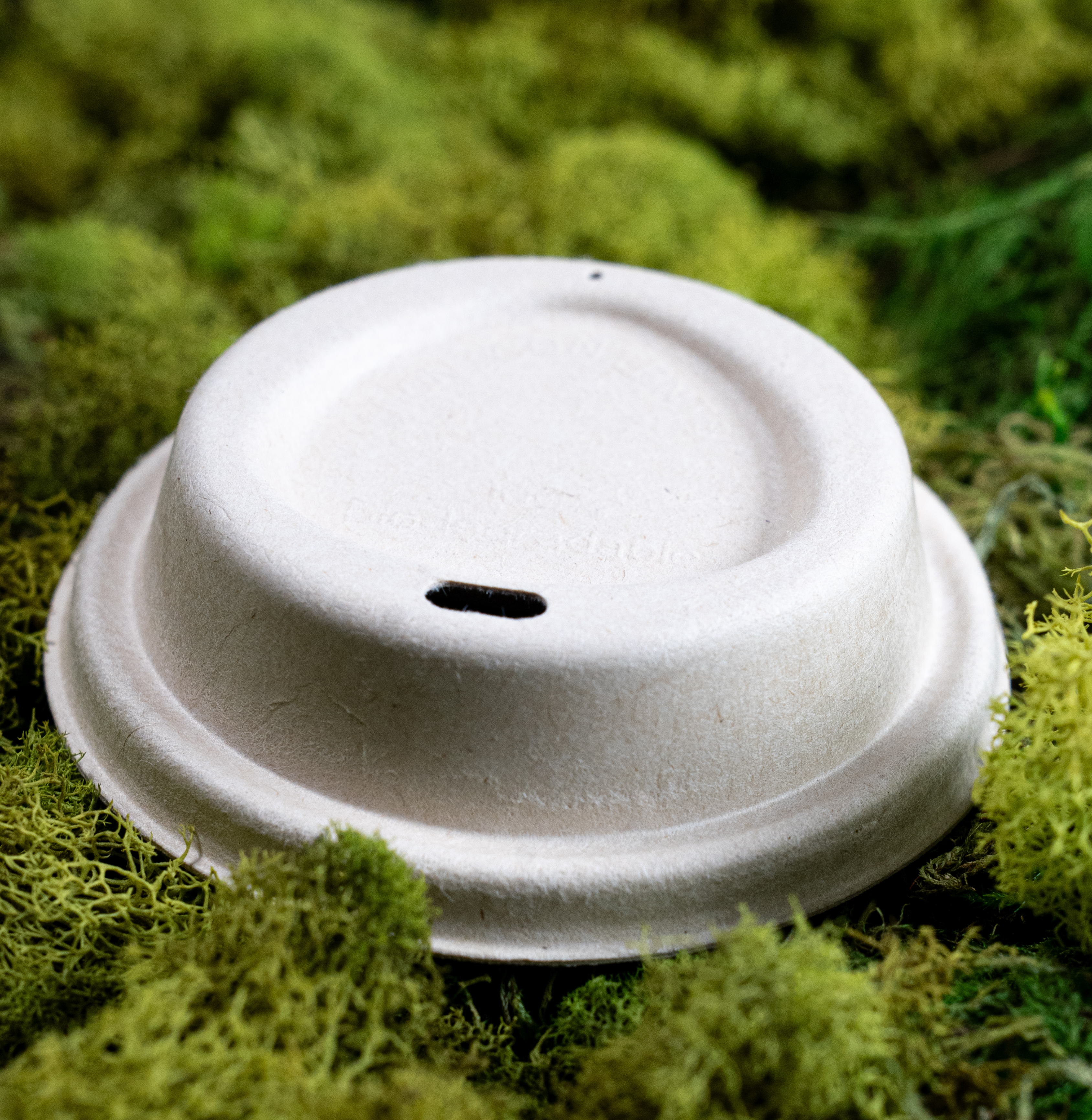 Bagasse Lid - Coffee Lid: 1000 Ct Case Bagasse Lid - Coffee Lid: 1000 Ct Case