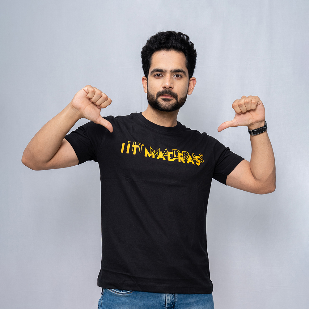 Round Neck Pure Black
