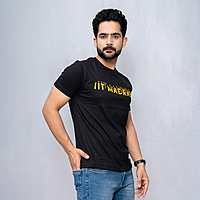 Round Neck Pure Black
