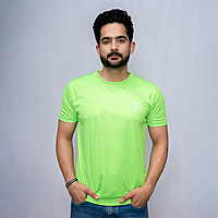 Round Neck Dry Fit | Neon Green