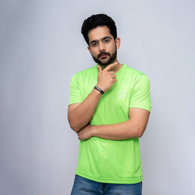 Round Neck Dry Fit | Neon Green Round Neck Dry Fit | Neon Green