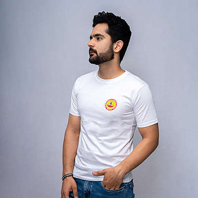 Round Neck Unisex T - Shirt | White | IITM Roots 