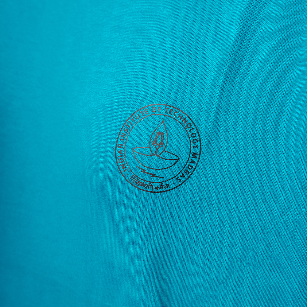 Round Neck Aqua Blue